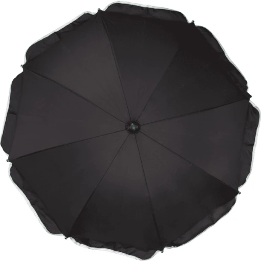 Fillikid Parasol Met Ovale Onderkant, Zwart -Kinderwagenseries Winkel fillikid parasol met ovale onderkant zwart a199765 1